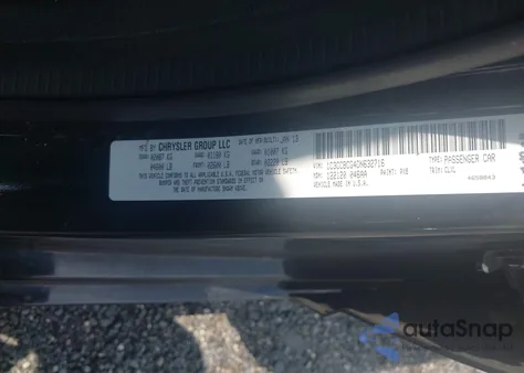 2013 Chrysler 200 Limited z USA, uszkodzony, nr VIN 1C3CCBCG4DN632716